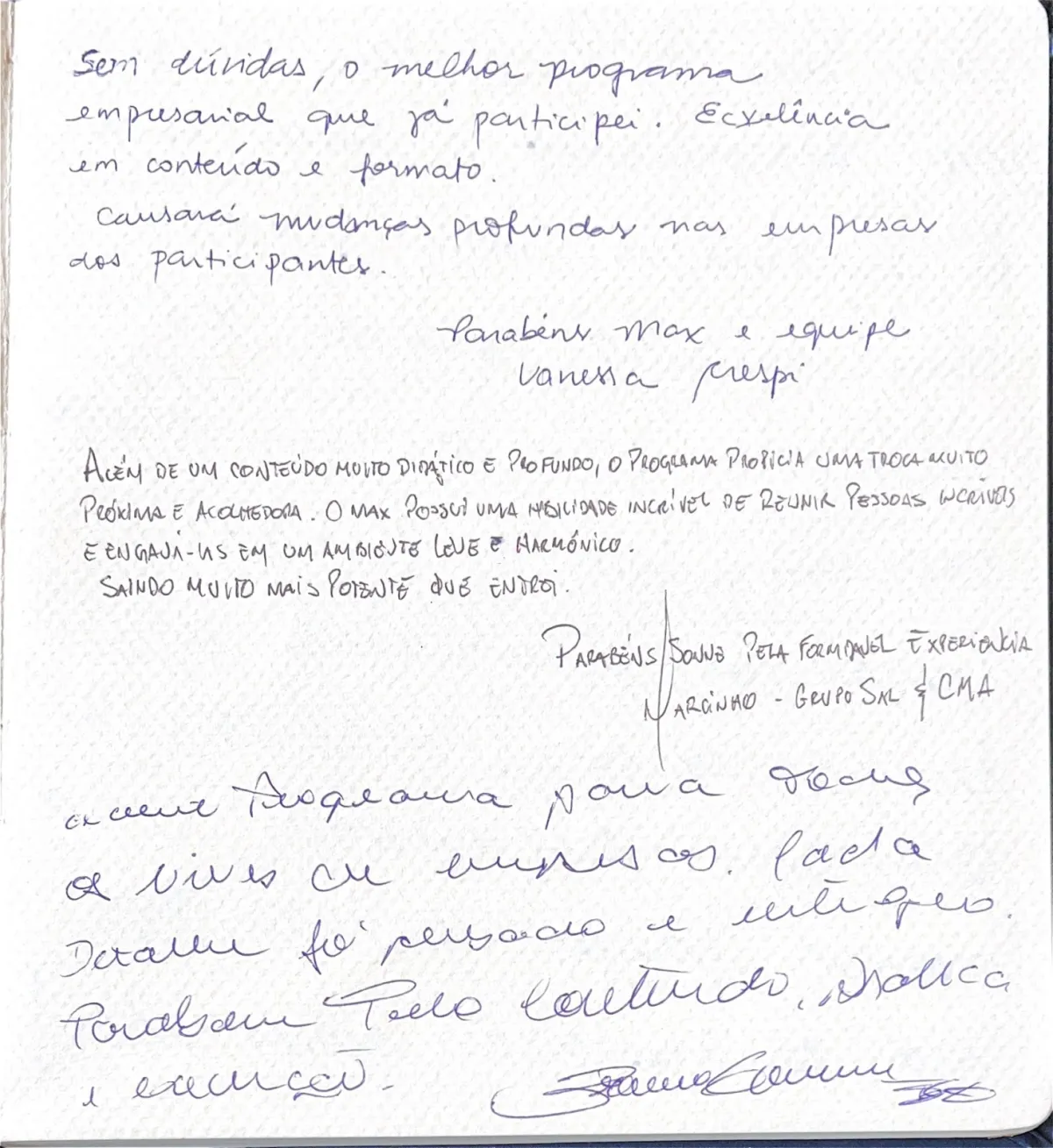 Depoimento de participante 3