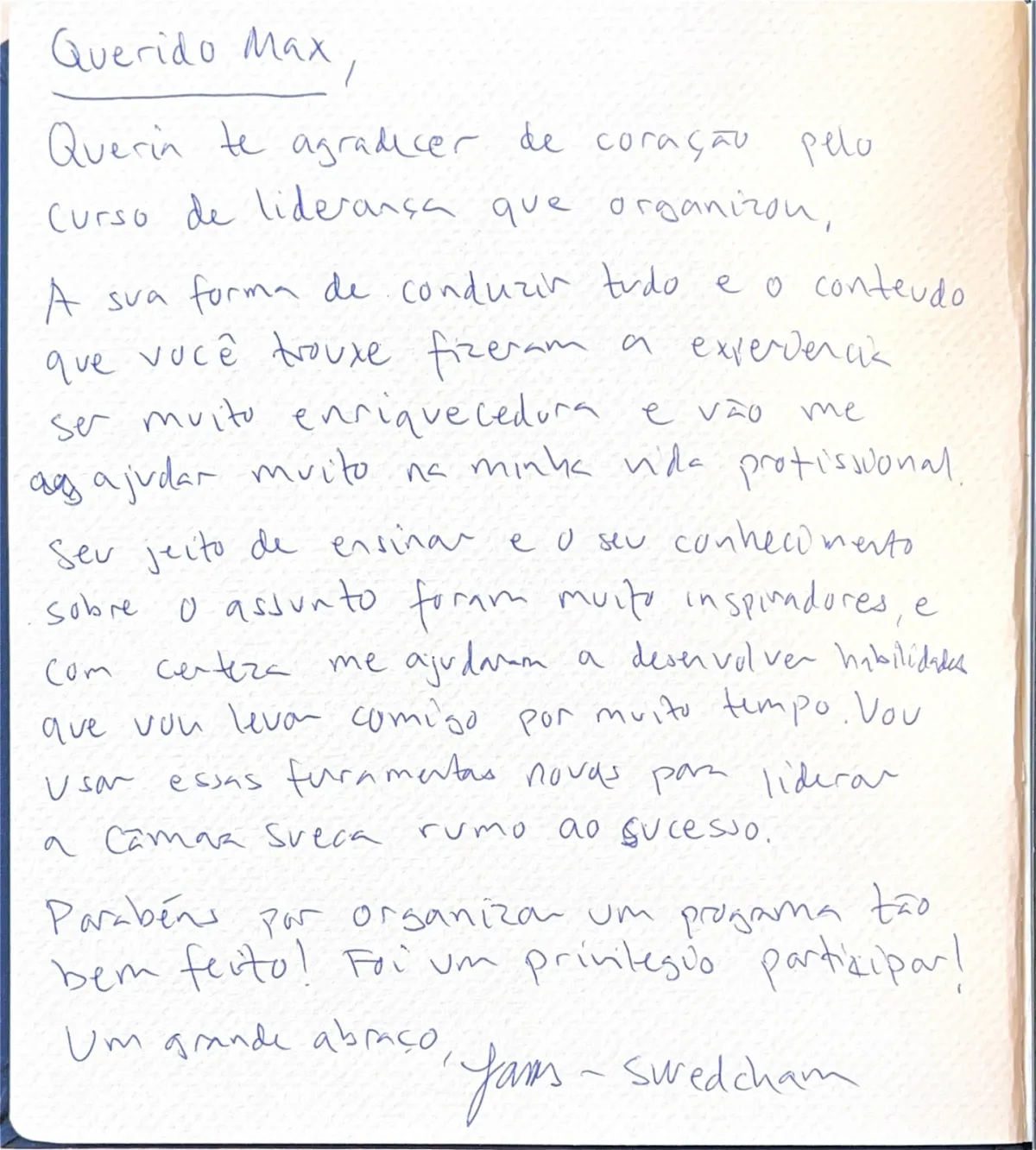 Depoimento de participante 21