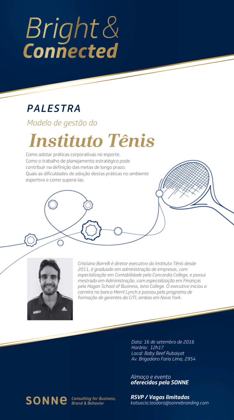 Palestra BRIGHT&CONNECTED - Setembro 2016