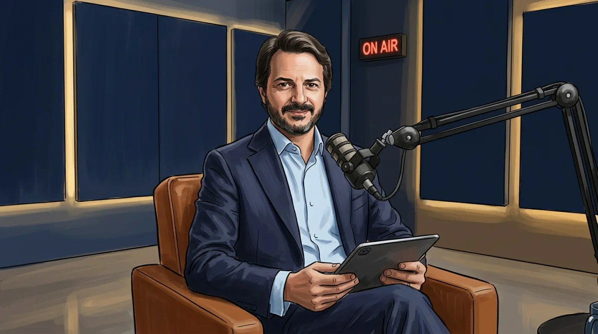 Max Bavaresco no estúdio da live BRIGHT&CONNECTED